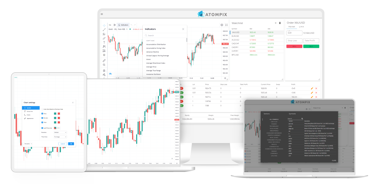 atompix trading platform terminal